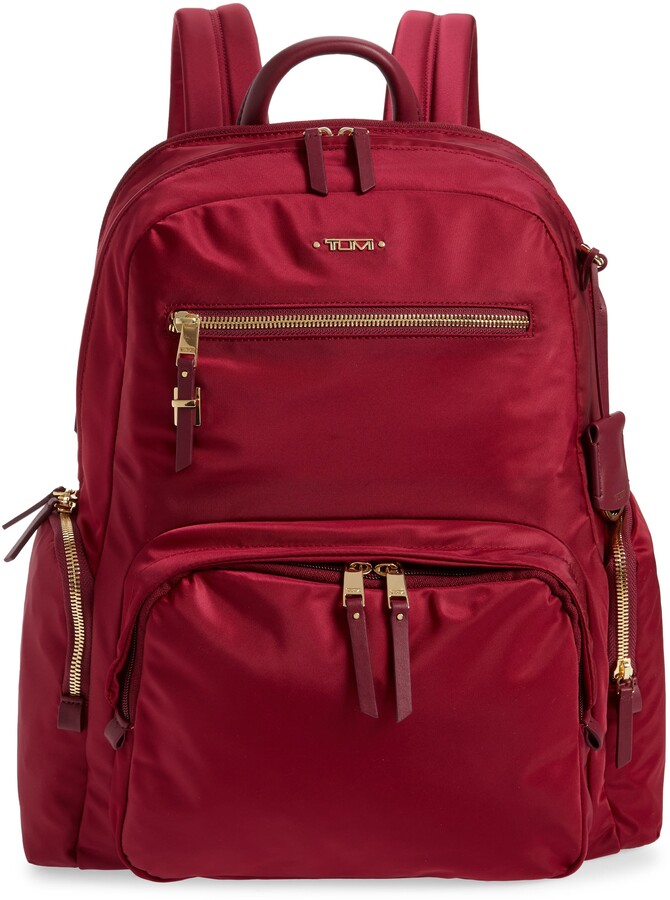 tumi pink backpack