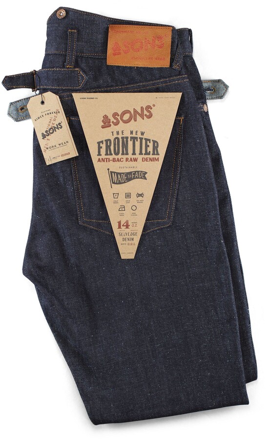 &SONS Trading Co - The New Frontier 14Oz Selvedge Anti-Bac Raw Denim ...