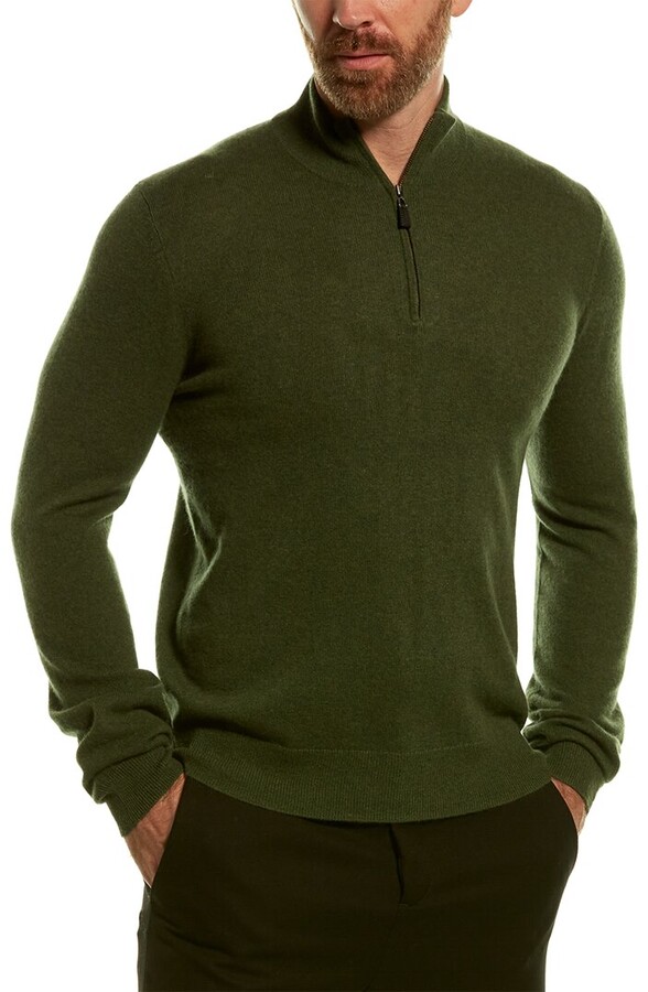 mens green cashmere jumper