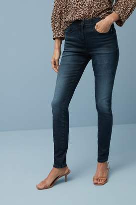 Next Womens Inky Stiletto Skinny Jeans - Blue