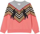 Thumbnail for your product : Burberry Children Unicorn embroidered jumper