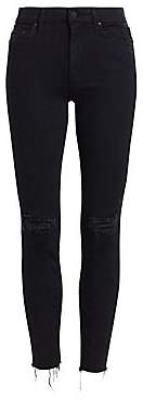 Mother Women's The Looker Ankle Fray Skinny Jeans