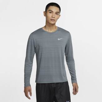 Nike Dri-FIT Miler Men's Long-Sleeve Running Top - ShopStyle Activewear  Shirts