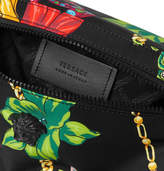 Thumbnail for your product : Versace Printed Nylon Belt Bag - Men - Black