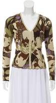 Thumbnail for your product : Loro Piana Printed Silk-Cashmere Cardigan