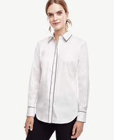 Thumbnail for your product : Ann Taylor Tipped Perfect Shirt