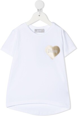Herno Kids chest-heart T-shirt