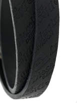 Thumbnail for your product : Diesel logo embossed bracelet