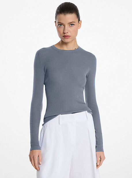 Michael Kors Hutton Featherweight Cashmere Sweater