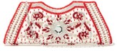 Thumbnail for your product : Shrimps Dallas Crystal, Faux-pearl And Beaded Satin Clutch - Cream Multi