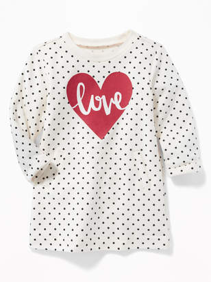 Old Navy French-Terry Sweatshirt Dress for Baby