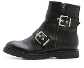 Thumbnail for your product : Luxury Rebel shoes Cleary Flat Buckle Booties