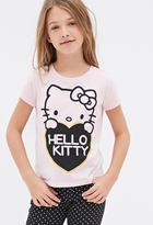 Thumbnail for your product : FOREVER 21 girls Girls Metallic Hello Kitty Graphic Tee (Kids)
