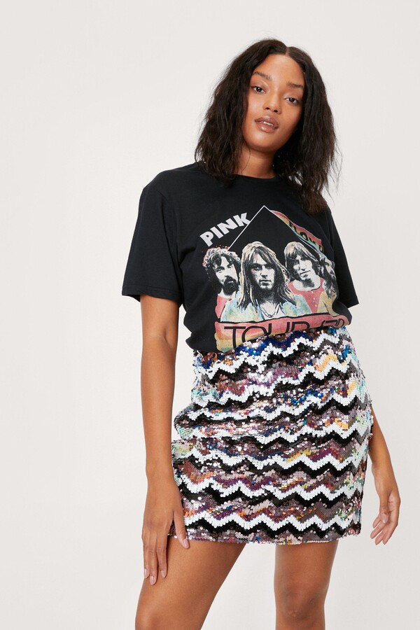 plus size sequin skirt xl