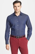 Thumbnail for your product : Canali Regular Fit Woven Sport Shirt