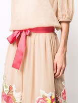 Thumbnail for your product : Blugirl Floral-Print Tie-Fastening Dress