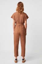 Thumbnail for your product : French Connection Anesha Linen Belted V Neck Jumpsuit