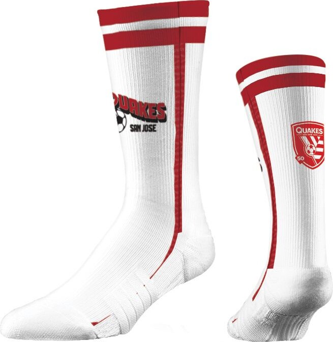 Strideline San Jose Earthquakes Kit Wear Socks, Men's, Wash