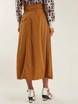 Thumbnail for your product : Toga High Rise Belted Maxi Skirt - Womens - Camel