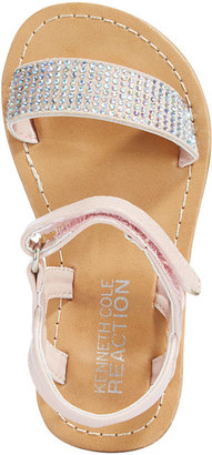 Kenneth Cole Reaction Little Girls' or Toddler Girl's Groovy Sparkle Sandals