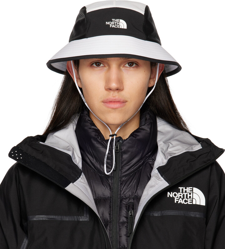 The North Face White & Black TNF Run Bucket Hat - ShopStyle