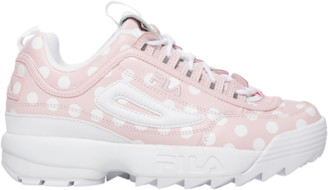 bright pink fila shoes