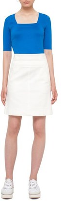 Akris Punto Women's Sailor Denim Skirt