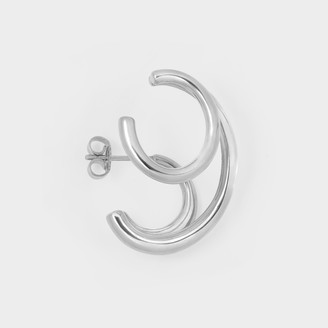 Charlotte Chesnais Triplet Mono Earring In Silver
