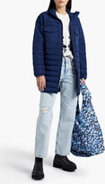 Thumbnail for your product : Love Moschino Crystal-embellished quilted shell coat
