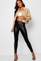 Thumbnail for your product : boohoo Wet Look Stretch Leggings