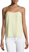 Thumbnail for your product : Halston Square-Neck Tank W/Side Slits, Pistachio