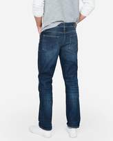 Thumbnail for your product : Express Classic Straight Dark Wash Stretch Jeans