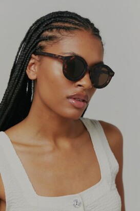 Urban Outfitters Logan Plastic Round Sunglasses