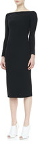 Thumbnail for your product : Burberry Long-Sleeve Cutout-Back Dress, Black