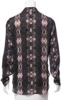 Thumbnail for your product : Theyskens' Theory Silk Graphic Print Blouse
