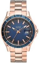 Thumbnail for your product : GUESS Plugged In Blue Dial Brushed Rose Gold Bracelet Ladies Watch