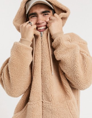 teddy bear trucker jacket