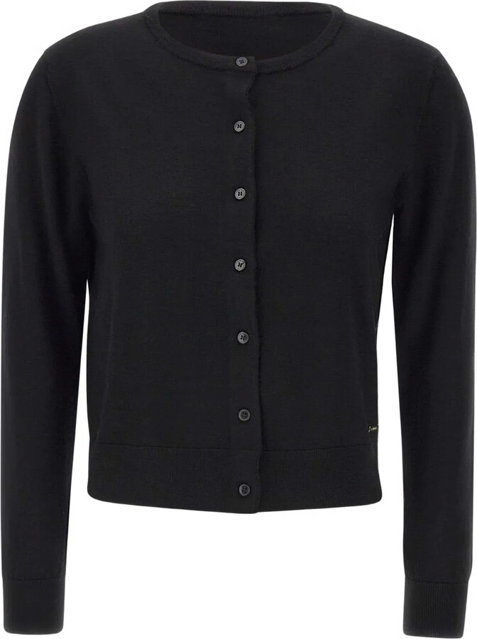 Kaos Button Crew-Neck Cardigan