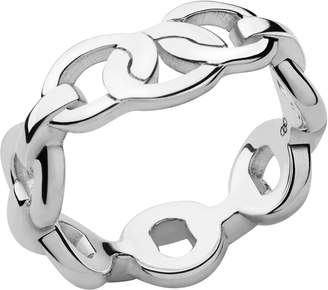 Links of London Signature sterling silver band ring