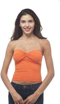 Hoywood Star Fashion Twisted Bustier Tube Crop Top (arge, )