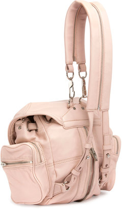 Alexander Wang Mini Marti Leather Backpack, Pale Pink