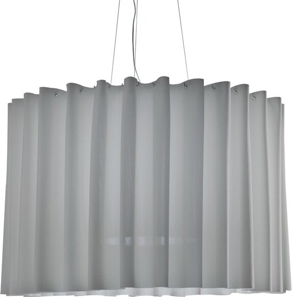 AXO Light Axolight Skirt Drum Pendant Light in White, Size: Small