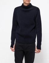 Thumbnail for your product : "Navy" Symmetrical Turtleneck