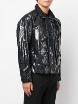 Thumbnail for your product : Stone Island Shadow Project Graphic-Print Coated Bomber Jacket