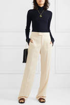 Thumbnail for your product : Jil Sander Ribbed Cashmere And Silk-blend Turtleneck Sweater - Navy
