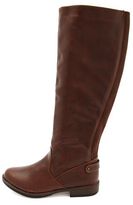 Thumbnail for your product : Charlotte Russe Knee-High Flat Riding Boot