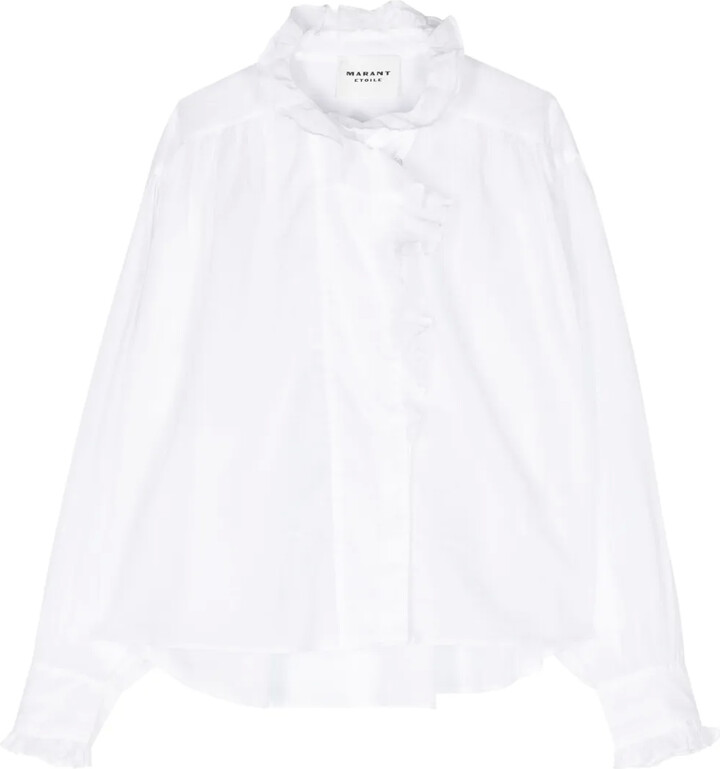 MARANT ÉTOILE Pamiala ruffle-trim blouse