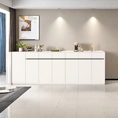 Artistic Soul XKX Premium Furniture Large Rectangular Modern Cabinet, Versatile Buffet Sideboard and Storage Cabinet