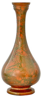 One Kings Lane Vintage 1960s Patinated Japanese Bronze Vase - Design Line