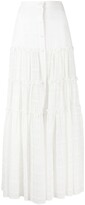 White Gathered Skirt | Shop the world’s largest collection of fashion ...